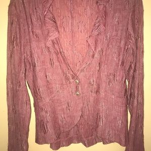 Pretty gauzy light jacket!